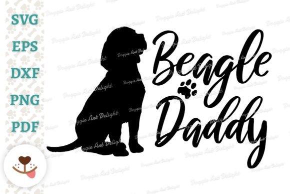 Beagle Daddy Svg Design