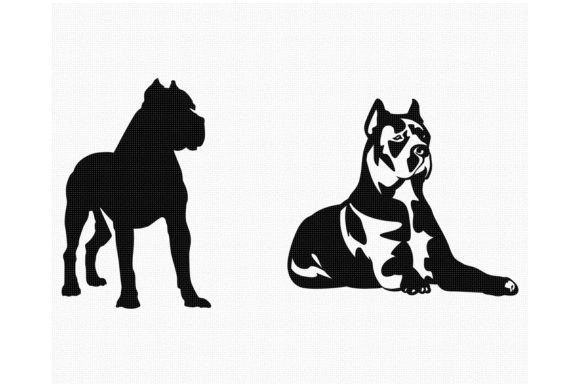 Cane Corso Dog Breed SVG