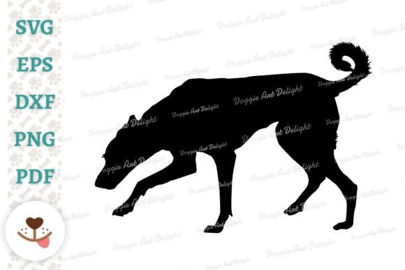 Cretan Hound Dog Silhouette Svg Png Dxf