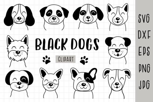 Cute Dogs Clipart