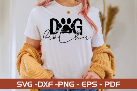 Dog Brother SVG Design