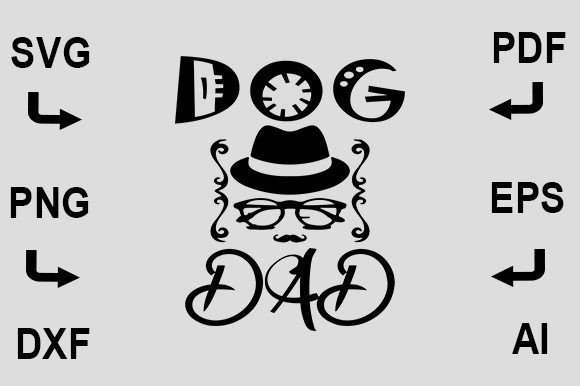 Dog Dad SVG FILE