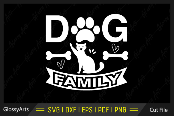 Dog Family SVG Printable Cut File