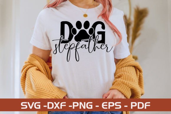 Dog Stepfather SVG Design