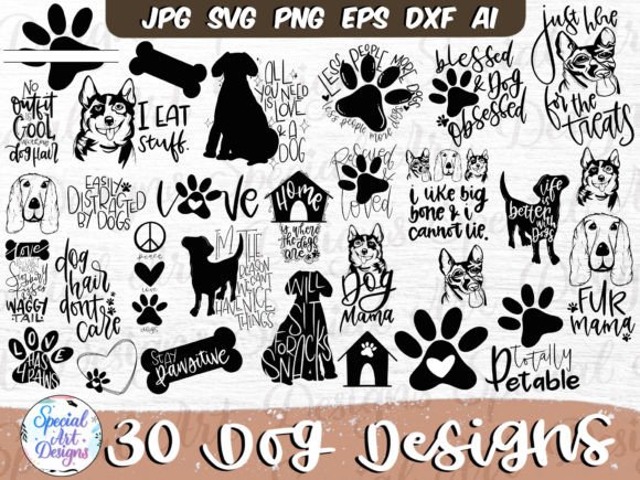 Dogs Svg Bundle Dog Life Svg