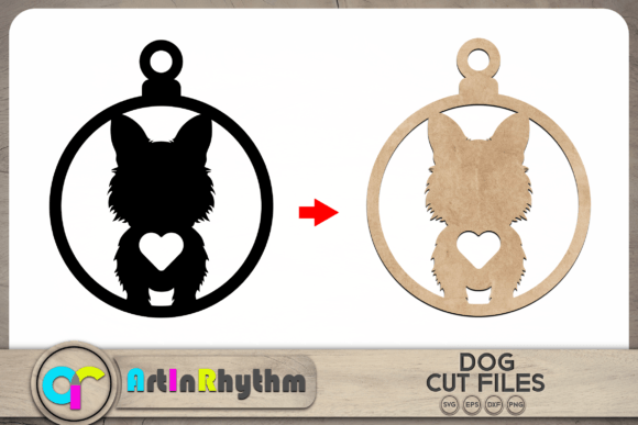 Sheltie Dog Keychain SVG