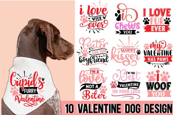 Valentine Dog Bundle SVG