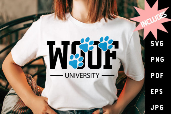 Woof University Dog Lover SVG